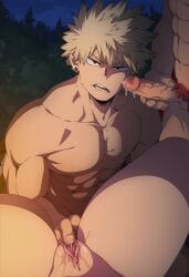 bakugou katsuki from my hero academia by hawkchan99