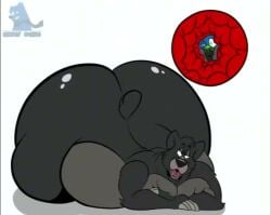 2d_animation anal_vore anthro ass baloo bear belly big_ass disney furry huge_ass hyper hyper_ass internal_view male/male moobs overweight overweight_male pecs pleasure_face sound sound_effects squeezing swallowed_alive tagme tagme_(artist) the_jungle_book video vore wolf