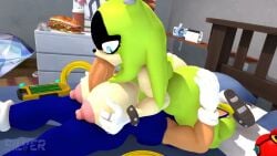 1girls 3d 3d_animation 720p animated anthro furry kissing losing_rings mating_press rings silvertilver silvertilver_(4lifebunger) sonic_(series) sonic_the_hedgehog sonic_the_hedgehog_(series) surge_the_tenrec tagme video