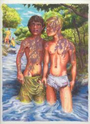 michael_kirwan traditional_media gay yaoi original tagme male male_only 2004 dated