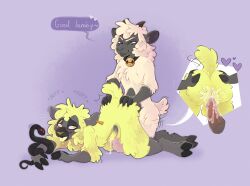 anthro anthro_on_anthro anthro_penetrated anthro_penetrating anthro_penetrating_anthro biped bovid caprine cult_of_the_lamb dialogue duo erection freckledbastard fur genitals grey_body heart_symbol hi_res hooves lamb_(cult_of_the_lamb) male male/male male_penetrated male_penetrating male_penetrating_male mammal massive_monster_(studio) penetration penile penile_penetration penis sex sheep speech_bubble tongue white_body white_fur yellow_eyes