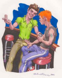 michael_kirwan traditional_media gay yaoi original tagme male male_only 2002 dated