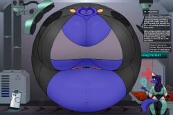 returntosender female furry breasts big_breasts huge_breasts cleavage thick_thighs wide_hips big_ass huge_ass bubble_butt tag me blueberry_inflation inflation tagme
