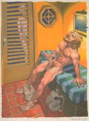 michael_kirwan traditional_media gay yaoi original tagme male male_only 1995 dated