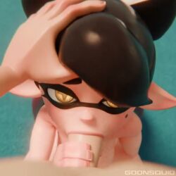 1:1 1boy 1girls 3d alternate_version_available animated beauty_mark big_penis blowjob callie_(mandalafurikake) callie_(splatoon) fellatio goonsquid hand_on_head light-skinned_female light-skinned_male light_skin long_ears longer_than_10_seconds looking_at_viewer loop male_pov masturbating_during_fellatio masturbation medium_breasts mole_under_eye nintendo nude nude_female nude_male partial_male pov pov_eye_contact shorter_than_30_seconds sound splatoon video wo262_(3d_model_style)