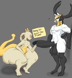 anthro antlers ass balls big_balls big_butt big_penis bodily_fluids butt cervid crouching dialogue duo english_text erection fur genital_fluids genitals hi_res holding_penis horn huge_balls huge_butt huge_cock humanoid humanoid_genitalia humanoid_penis hyper hyper_butt hyper_genitalia hyper_penis legendary_pokémon male male/male male_only mammal mewtwo muscular muscular_male nintendo nude peach_(peachymewtwo) penis pokemon pokemon_(species) precum repomorame text thick_thighs video_games wide_hips