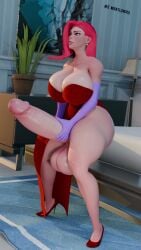 1futa 3d absurdly_large_cock animated big_balls big_breasts big_penis blue_eyes bottomless dress foreskin futa_focus futa_only futanari high_heels huge_balls huge_breasts huge_cock hyper_penis jessica_rabbit large_breasts masturbation mrmeatlovers no_sound piercing red_hair scrag_boy_(model) scrag_boy_(style) tagme thick_thighs two_handed_masturbation video