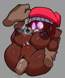 1girls beanie beanie_hat bent_over big_ass big_breasts black_body braid bulge dark-skinned_female dark_body dark_nipples dark_pussy dark_skin disembodied_hand disembodied_penis dubious_consent friday_night_funkin friday_night_funkin_mod getting_fucked girlfriend_(friday_night_funkin) hypnos_lullaby hypnosis hypnotic_eyes hypnotized kiwines12 long_hair lullaby_girlfriend_(fnf) lullaby_girlfriend_(fnf_redesign) nonconsensual possible_impregnation raped_female saliva shortstack solo solo_female solo_focus spread_legs stomach_bulge thick_thighs thrusting thrusting_into_pussy