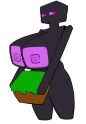 big_breasts enderman enderwoman gray_hellsing hyper minecraft taller_female