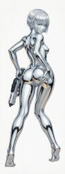 1girls ai_art ai_generated ass breasts brown_eyes brown_hair cake dat_ass feet female female_focus female_only fringe fringe_hair from_behind from_behind_position godzilla:_city_on_the_edge_of_battle godzilla:_monster_planet godzilla:_the_planet_eater godzilla_(series) grok gun hands_on_ass hands_on_own_ass headband headwear holding holding_gun holding_object holding_weapon looking_at_viewer looking_back looking_back_at_viewer medium_breasts metal metal_ass metal_body metal_breasts metal_hair metal_hand metal_nipples metal_skin metal_vagina metallic metallic_body metallic_breasts metallic_hair metallic_nipples metallic_skin nanometal nipples nude nude_female polygon_pictures pussy rifle seductive seductive_body seductive_pose sexy sexy_body sexy_female sexy_pose short_hair sole_female soles soles_female solo solo_female solo_focus swept_bangs swept_hair thick_ass thick_thighs thighhighs thighs toho toho_(film_company) vagina vaginal white_background yuko_tani