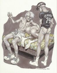 michael_kirwan traditional_media gay yaoi original tagme male male_only 2004 dated