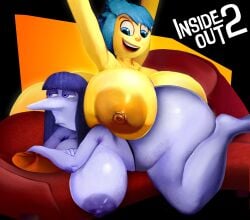 ennui (inside out) from disney by crabtopus