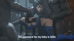 1girls 3boys 3d 3d_(artwork) altop anal animated ass big_penis black_hair blender breasts corpse crossover dark-skinned_male death dismemberment female female_death gangrape gore guro headless kitana mortal_kombat necrophilia rape raped raped_female regenerador resident_evil sex short_video shorter_than_30_seconds snuff straight vaginal_penetration video zombie