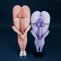 2futas 3d 3d_(artwork) 3d_model 3d_render anus areolae ashe_(overwatch) ass balls ballsack belly big_penis black_nail_polish blizzard_entertainment blue_body blue_hair blue_skin breasts butt cock-tail cocktail collar erect_penis erection fishnets flaccid foreskin futa_on_futa futa_only futa_sans_pussy futanari gtmtr hoop_earrings huge_balls huge_cock large_penis lips nipples nyl_ashe nyl_widowmaker overwatch overwatch_2 pale-skinned_futa pale_skin penis perky_breasts perky_nipples ponytail pose praise_da_booty_(meme) precum precum_drip precum_on_penis precum_string pubic_hair red_eyes red_lipstick self_upload smile smiling stockings tied_hair uncircumcised white_hair white_stockings widowmaker