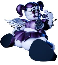 1girls 2026 3d 3d_render accurate_art_style accurate_body_type accurate_model accurate_proportions animatronic animatronic_female animatronic_girl ass baby_(fnafsl) background big_breasts big_butt breasts butt circus_baby circus_baby_(fnaf) circus_baby_(original) clown clown_girl duranomates eyes female female_only five_nights_at_freddy's five_nights_at_freddy's:_sister_location fnaf frog_pose hair heartsick_baby_(fnaf) jordevoir looking_at_viewer microphone pink_eyes purple_clothing purple_hair purple_skirt robot robot_girl robot_humanoid scottgames sister_location solo solo_female thick_thighs thong white_background white_body white_skin
