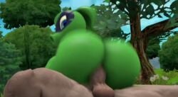 1boy 1female 1girls 1male 3d 3d_animation animated ass_fuck cowgirl_position dark electronic_arts female from_behind green_body green_shadow_(pvz) green_skin heroine looking_back male non-human outside peashooter_(pvz) plant plant_girl plantie plants_vs._zombies plants_vs_zombies plants_vs_zombies:_heroes riding tagme thick_thighs video