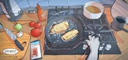 accident accidental_exposure anthro cooking cookware female frying_pan humanoid incest_(lore) iris_(ratcha) jane_(ratcha) kitchen_utensils male mammal mother_(lore) mother_and_child_(lore) mother_and_son_(lore) mouse murid murine parent_(lore) parent_and_child_(lore) parent_and_son_(lore) ratcha rodent son_(lore) texting tools