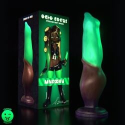 box clothing dark_skin dildo female goonsquid inkling_language marina_(splatoon) splatoon