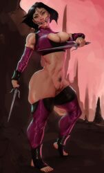 mileena from mortal kombat by magicmoonsarts