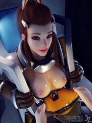 1girls armor brigitte female junkerz looking_at_viewer overwatch overwatch_2