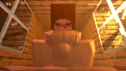 1boy 1girls 3d animated belly_bulge big_breasts blush bouncing_breasts cowgirl_position jeonghyeon59066 kimmam male_pov minecraft original_character penis pov shorter_than_30_seconds shorter_than_one_minute sound steve_(minecraft) tagme vaginal_penetration video