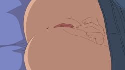 animated big_ass big_breasts discreenvision fat fingering inusen kitty_(discreenvision) masturbation sole_female tagme the_secret_of_the_house