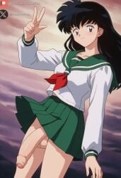 1futa ai_generated balls futa_only futanari inuyasha kagome_higurashi roxygtf