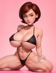 ai_generated bimbo bimbo_body breasts choker commission desktop desktop_screen elygordan elygordanart gigantic_breasts gigantic_butt gigantic_nipples helen_parr huge_ass huge_balls huge_breasts huge_butt huge_nipples huge_thighs looking_at_viewer milf mommy nipples nipples_outside nsfw patreon patreon_only_post sexy.ai the_incredibles the_incredibles_2