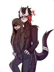1boy 1cuntboy ass creature cum cum_in_pussy cuntboy dominant_male gay intersex male monster non-human oc pussy self_insert submissive_male thick_ass thick_thighs
