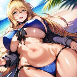 1girls ai_generated alternate_breast_size big_breasts bikini bostin breasts busty curvaceous curvy curvy_body curvy_female curvy_figure female huge_breasts large_breasts nipples sweat sweating sweaty sweaty_body sweaty_breasts swimwear tearju_lunatique thick_thighs thighs to_love-ru venus_body