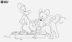 2_toes 3_toes 4_fingers animaniacs anthro anthro_on_anthro anthro_penetrated anthro_penetrating anthro_penetrating_anthro balls bedroom_eyes buckteeth catsnbriefs cedamuc1 crossover erection feet fellatio fingers genitals grin group hi_res humanoid_genitalia humanoid_penis jerry_mouse line_art looking_at_another looking_at_partner male male/male male_penetrated male_penetrating male_penetrating_male mammal mouse mouse_trap murid murine narrowed_eyes nude oiruse oral penetration penile penis pinky pinky_(warner_brothers) pinky_and_the_brain rodent seductive sex signature smile smirk spitroast tail tail_grab teeth toes tom_and_jerry trap_(contrivance) trio turner_entertainment warner_brothers wide_eyed