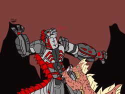 artist copyright godzillarn#godzilla m1l0s_rav4na mechagodzilla tagme titanosaurus