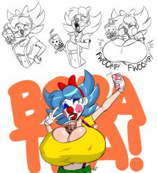 breast_expansion clown clown_fetish clown_girl giggles giggles_the_slutty_clown