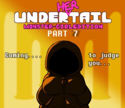 1girls alternate_universe bone breasts clothing comic comic_(under(her)tail) english_text face_covered female female_only hoodie humanoid pillar rule_63 sans shadow skeleton solo text thewill topwear under(her)tail undertale video_games