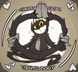 anus cuphead_(game) demon devil male male_only naughtybassard penis presenting solo the_devil_(cuphead) torquewintress