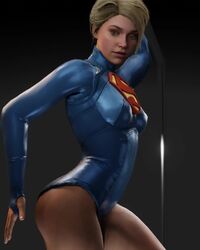 1girls 3d 4:5 animated athletic_female big_ass big_butt biting_lip blonde_hair blue_eyes bubble_butt clothed dc dc_comics injustice_2 kara_danvers kara_zor-el leotard naughty naughty_face no_sound open_mouth seductive seductive_look seductive_smile shorter_than_10_seconds spanking spanking_ass supergirl supergirl_(injustice) superman_(series) tagme thick_thighs vertical_video video xnell388 xps