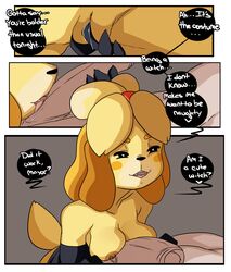 isabelle (animal crossing) from animal crossing by inuyuru