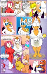 absurd_res anthro archie_comics bessi_the_bat big_breasts blaze_the_cat bodily_fluids breasts clothing comic crouching drinking english_text female female/female genital_fluids group hi_res lien-da mina_mongoose nipples nude peeing robe rouge_the_bat shade_the_echidna sonic_(series) sonic_adventure sonic_boom sonic_chronicles:_the_dark_brotherhood sonic_the_hedgehog_(archie) sonic_the_hedgehog_(comics) sonic_the_hedgehog_(series) standing text tikal_the_echidna tinydevilhorns urine vanilla_the_rabbit watersports wetting yuri zooey_the_fox