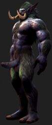 3d fur large_penis solo solo_male troll troll_male warcraft world_of_warcraft zalaashi