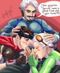 3boys avengers billy_kaplan cum cum_in_mouth cum_inside gay incest male male/male male_only marvel pietro_maximoff quicksilver speed_(young_avengers) threesome uncle_and_nephew wiccan yaoi young_avengers