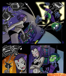 beast_boy comic comics-toons.com dc_comics female male rachel_roth raven_(dc) straight_hair teen_titans