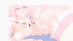 2boys 2femboys animated astolfo_(fate) balls balls_touching blonde_hair cum dick_rubbing fate/stay_night fate_(series) femboy femboy_on_femboy frottage frotting gay gif handjob human human_only light-skinned_male light_skin male male/male male_only miniskirt penis penises_touching pink_hair riding sailor_uniform shimakaze_(kantai_collection) skirt theobrobine trap trap_on_trap wip yaoi