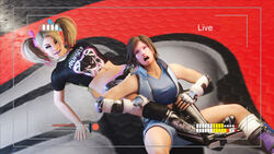 2girls 3d absurdres alexa_bliss asphyxiation blonde_hair blue_eyes blush boots bra breasts brown_hair catfight cleavage crossover defeat defeated dominant_female dominated domination dominatrix feet female female_domination female_only female_with_female femdom fight fighting held_down helpless highres kazama_asuka lezdom midriff moaning moaning_in_pain multiple_girls petite restrained screaming sensual short_hair shorts sitting smile tekken tekken7wallpapers thick_thighs thighs thighs_together toes twintails underwear wrestling_ring wrestlingryona wwe wwe_2k20 wwe_diva yuri