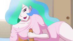 1boy 1girls animated beauty_mark clothed_female_nude_male equestria_girls erection fantasyblade female friendship_is_magic hair_over_one_eye handjob hasbro human humanized indoors long_hair male male/female masturbation mole mole_under_eye multicolored_hair my_little_pony penis princess_celestia_(mlp) principal_celestia straight