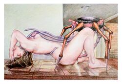 1girls alien artist_request ass breasts bug character_request cum cum_in_pussy cum_inside egg_implantation female impregnation interspecies monster open_mouth oviposition parasite penetration purple_tentacles pussy rape restrained spread_legs tentacle tentacle_bulge translucent_tentacles vaginal_penetration zoophilia