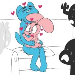 1boy 1boy1girl 1girls 2boys 3girls ahegao ambiguous_penetration anais_watterson ass being_watched bluejr brother brother_and_sister carrie_krueger cartoon_network cat_ears cat_tail catboy caught cheating cheating_boyfriend darwin_watterson feline female fish frown furry ghost ghost_girl gumball_watterson hearts horns horrified horrified_expression incest interspecies naked penny_fitzgerald rabbit rabbit_ears rabbit_girl rabbit_tail siblings sister size_difference sweat sweatdrop the_amazing_world_of_gumball third-party_edit