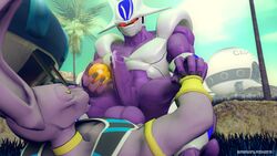 2boys 3d anal anthro beerus cooler_(dragon_ball) darkflash23 dragon_ball dragon_ball_super gay male male/male male_only yaoi