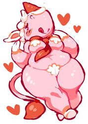 animal_crossing breasts female heart merengue_(animal_crossing) nintendo pussy rhinoceros thick_thighs unknown_artist video_games wide_hips