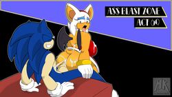 amy_rose_(cosplay) blue_fur cum mklancer00 rouge_rose rouge_the_bat sonic_(series) sonic_the_hedgehog tongue_out white_fur