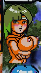 breasts fire_emblem fire_emblem:_shadow_dragon_and_the_blade_of_light fire_emblem_gaiden minai000 minecraft palla_(fire_emblem) pixel_art